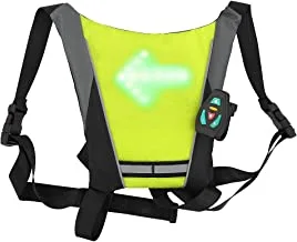 URBAN MOOV - Led safety vest + remote control - Black and yellow