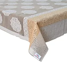 Heart Home Rangoli Printed Home Decorative Luxurious 4 Seater Cotton Center Table Cover/Table Cloth, 40