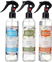 مجموعة بخاخات Areon Home Malodor Control Spray 3 Pack