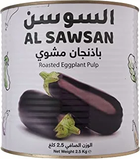 Al Sawsan Roasted Egg Plant Pulp, 2.5 Kg, Beige
