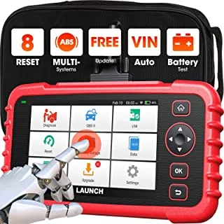 LAUNCH Scan Tool CRP129X OBD2 Scanner Automotive Code Reader Android Based Diagnostic Tool for Engine Transmission ABS SRS with Oil/EPB/SAS/TPMS/Throttle Body Reset and AutoVIN Wi-Fi Updates