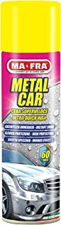 Mafra, Metal Car, Wax Polish Spray For Metallic Paints, 500 ml