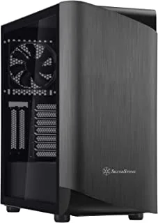 Silverstone Atx Mid-Tower Case With Aluminum Bezel And Steel Chassis