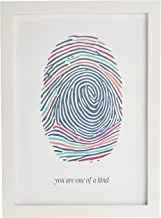 Art Wall Print With Wood Frame, You Are One Of A Kind 33X22X2Cm By Lowha
