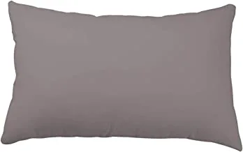 Sleep night soft plain queen size pillow 50 x 75 cm solid color for side, stomach and back sleepers, super down alternative microfiber filled pillows, grey