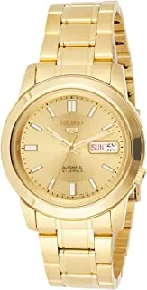 Men's Seiko 5 Automatic Watch With Analog Display And Stainless Steel Strap Snkk20K1
