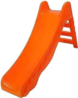 Funz Play Slide For kids Orange Color Playset for Indoor or Outdoor Use For Ages 18 Months+,Garden Toy and Outdoor Activity for Kids, Durable, Stable, Child-Safe For Girls and Boys, TO-50002165