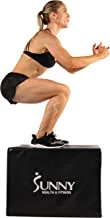 Sunny Health & Fitness Plyo Box Jump Platform with Adjustable Heights 20