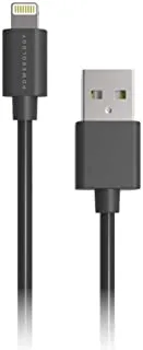 Powerology Pvc Lightning Cable 1.2M - Black