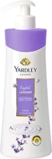 Yardley English Lavender Body Lotion For Moisturizing, Natural Floral Extracts, Luxurious Creamy Range, For Fost Glowing Skin, 400 Ml