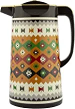 Al Saif Coffee And Tea Vacuum Flask Size: 1.3 Liter Color: Multicolor, K191607/13/Bk