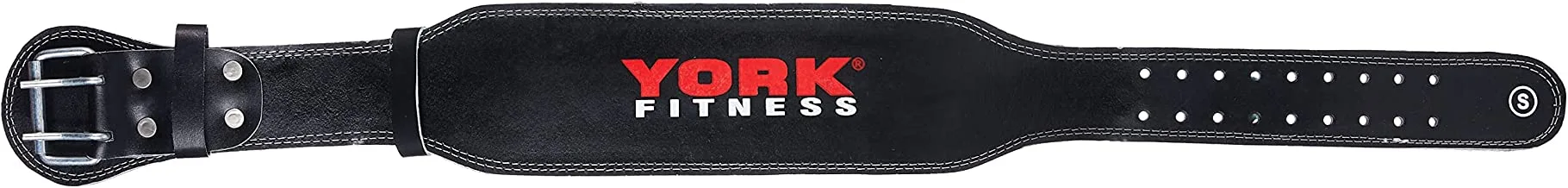 حزام رفع الأثقال الجلدي للياقة البدنية من York Fitness