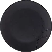 Servewell Melamine Horeca Black Embossed Plate 27.5Cm