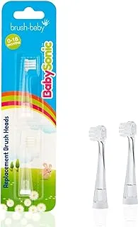 Brush-baby BabySonic Replacement Brush heads 0-18mths (Pack of 2)