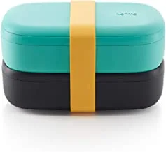 Lekue Lunch Box To-Go, Turquoise, Le-0301030Z07M017
