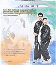 Lordex Slimming Sauna Suit, Black and White