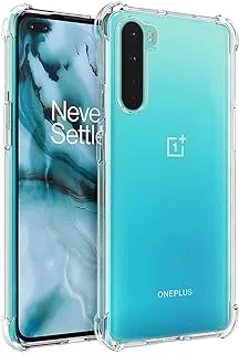 Oneplus Nord 5G Case，Oneplus Nord Case Clear Transparent Reinforced Corners TPU Shock-Absorption Flexible Cell Phone Cover for Oneplus Nord(Clear)