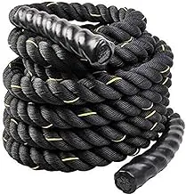 Marshal Fitness Professional Battle Rope Training Rope Pro. Strenght And Endurance Trainer Gym Rope Size 50mmx12 Meteres Length…