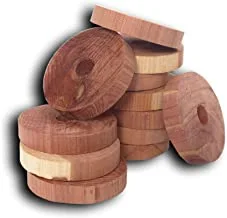 أدوات منزلية أساسية 14306 حلقات سيدار فريش من خشب الأرز الأحمر للشماعات - مجموعة من 6 قطع