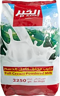 Al Khair Full Cream Powdered Milk Pouch, 2250 G