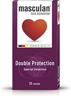 Muskulan condoms 10 dual protection bead masculan
