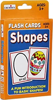 Creative Flash Cards Shapes, Multi-Colour, 363