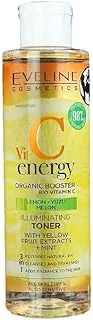 Eveline Vit C Energy Organic Booster Illuminating Toner With Yellow Fruit Extracts & Mint 3 in 1 200ml