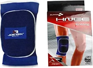 JOEREX Protective Knees Support with Thick Breathable Compression for Max Comfort, Durability & Protection - Large