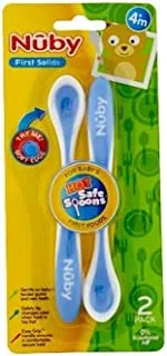 Nuby Hot Safe Feeding Spoon for Kids and Toddlers pack of 2 - Assorted colors