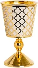 Soleter Incense Burner Arabian Holder For Home | Insence Diffusers For Yoga Meditation & Aromatherapy | Creative Living Room | Golden & Pearl White