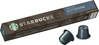 Starbucks Dark Espresso Roast By Nespresso 10 Capsules