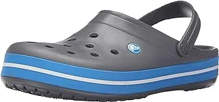 Crocs unisex-adult Crocband Clog Clog, Charcoal/Ocean, 45/46 EU