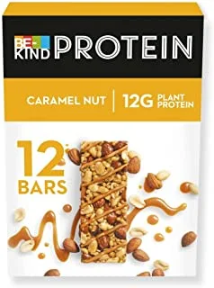 Be-Kind Toasted Caramel Nut Protein Cereal Bar, 50gx12 pcs - Pack of 1