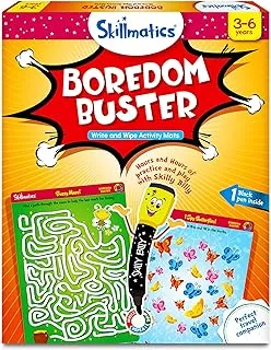 لعبة SkillMatics التعليمية: Boredom Buster 3-6 سنوات - عبوة من 0 ، صغيرة ، متعددة الألوان