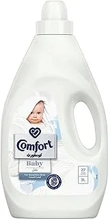 Comfort Dilute Fabric Softener, dermatologically tested for sensitive skin, 3L
