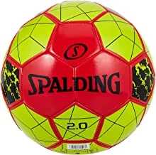 Spalding Unisex Child 2.0 Soccer Ball Soccer ball - Red/Yellow, Size 5