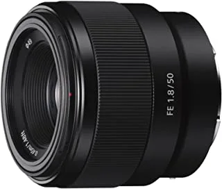 Sony FE 50mm F1.8 Standard Lens SEL50F18F Black KSA Version With KSA Warranty Support
