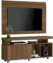 Linea brasil set of plasma unit + panel aracaju, walnut