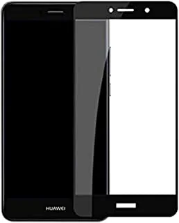 واقي شاشة من الزجاج المقوى الشفاف بإطار أسود لهاتف Huawei_Mate 9
