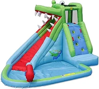 Happy Hop Crocodile Water Slide with Pool (350 X 300 X 230 CM) - Indoor&Outdoor Activity - For Ages 3+ Years