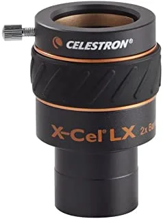 Celestron 93529 X-Cel LX 1.25-Inch 2x Barlow Lens (Black)