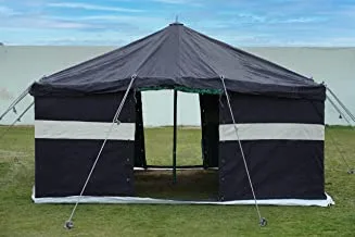 خيمة السنيدي 24 أسود 1 خط مقاس 4×6 متر, A00406424105