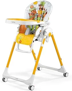 Peg Perego Prima Pappa Follow Me Fox and Friends Highchair, Multicolour