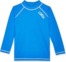 COEGA Sunwear Boys RG Rashguard LS Basic , Blue, 11-12 Years