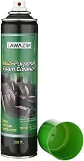 Lawazim Multi-Purpose Foam Cleaner- All-Purpose Cleaning Spray for Household Office Automotive and Industrial Use -Stain Grease Dirt Remover and Odor-Eliminating for Upholstery Carpet Kitchen Bathroom