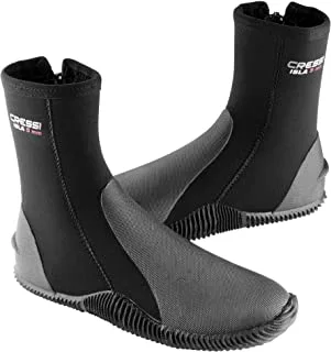 Cressi Isla Boots - Unisex Diving Neoprene Boots with Rubber Soles