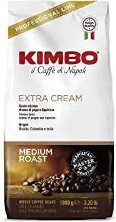 KIMBO EXTRA CREAM medium roast Coffee beans 1kg - Italy