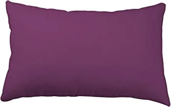 Sleep Night Soft Plain Queen Size Pillow 50 X 75 cm Solid Color for Side, Stomach and Back Sleepers, Super Down Alternative Microfiber Filled Pillows, Purple