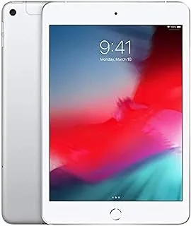 Apple 2019 iPad mini (7.9-inch, Wi‑Fi + Cellular, 64GB) - Silver (5th Generation)