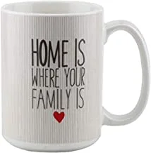 Shallow 350Ml Porcelain Tea Coffee Mug |Refreshing Quotes & Designs|White